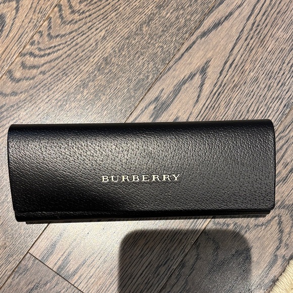 Burberry Black Leather Eyewear Holder case - Picture 1 of 15
